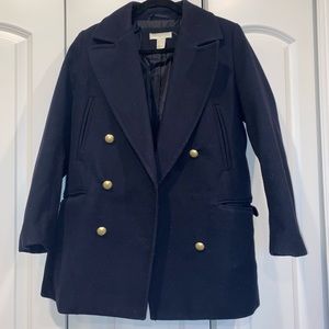 Navy Winter Peacoat